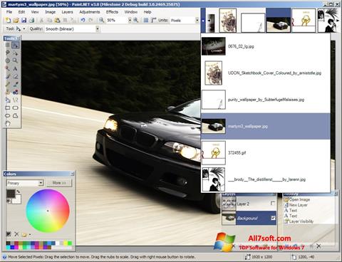 Screenshot Paint.NET for Windows 7