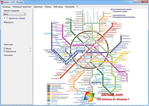 Screenshot pMetro for Windows 7