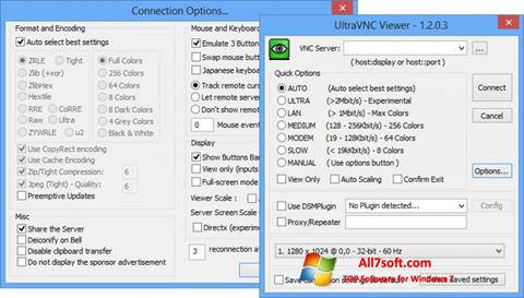 Screenshot UltraVNC for Windows 7
