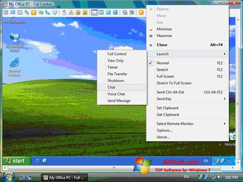 Screenshot Radmin for Windows 7