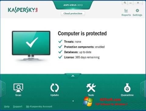 Screenshot Kaspersky for Windows 7