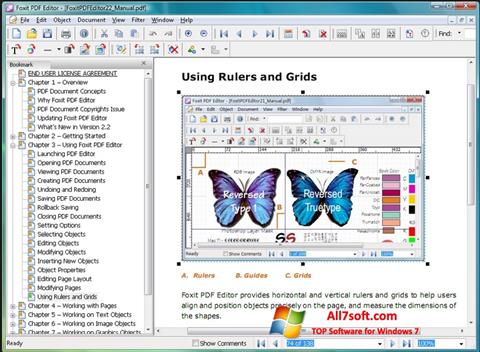 Screenshot Foxit PDF Editor for Windows 7