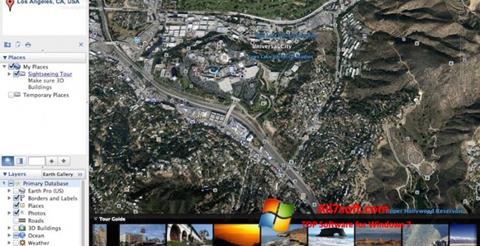 Screenshot Google Earth Pro for Windows 7