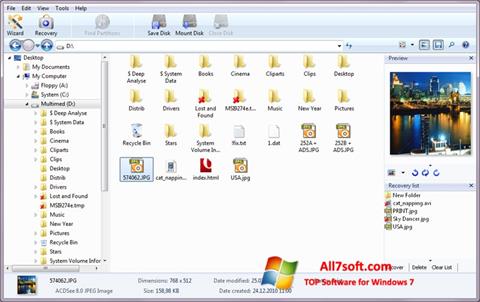 Screenshot Magic Photo Recovery for Windows 7