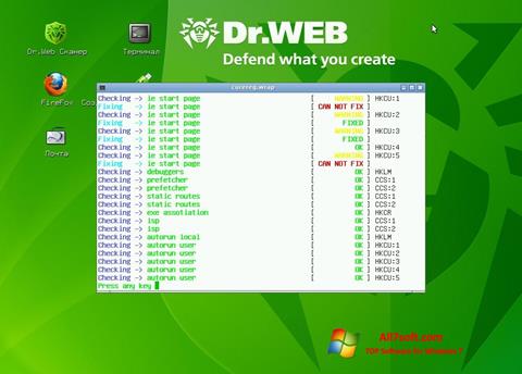 Screenshot Dr.Web LiveCD for Windows 7