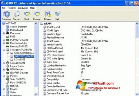 Screenshot ASTRA32 for Windows 7
