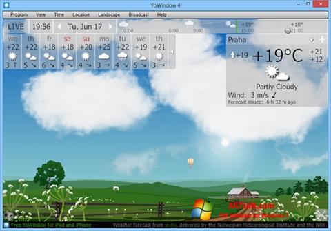 Screenshot YoWindow for Windows 7