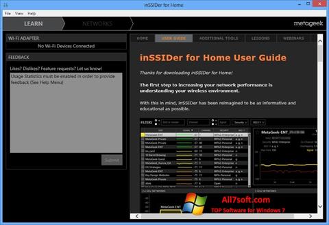 Screenshot InSSIDer for Windows 7