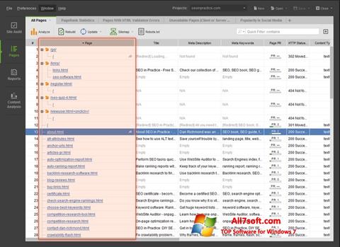 Screenshot Site-Auditor for Windows 7