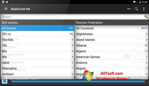 Screenshot Radiocent for Windows 7