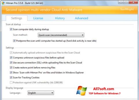 Screenshot HitmanPro for Windows 7