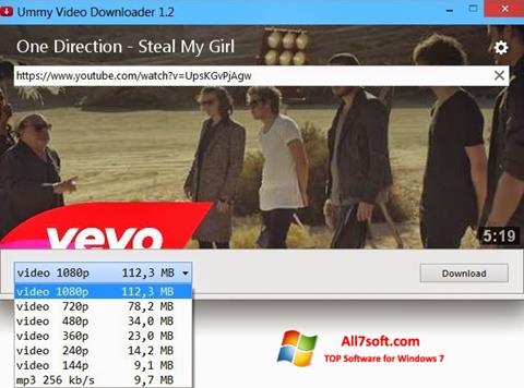 Screenshot Ummy Video Downloader for Windows 7