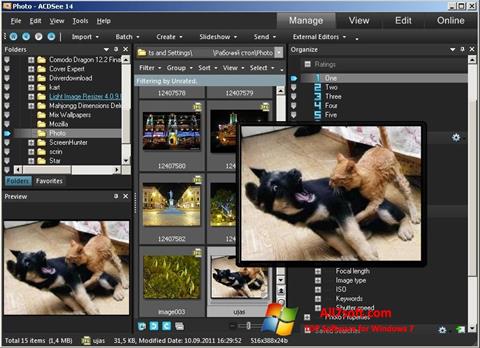 Screenshot ACDSee Photo Manager for Windows 7