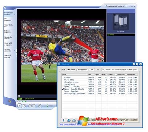 Screenshot SopCast for Windows 7