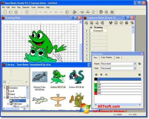 Screenshot Toon Boom Studio for Windows 7