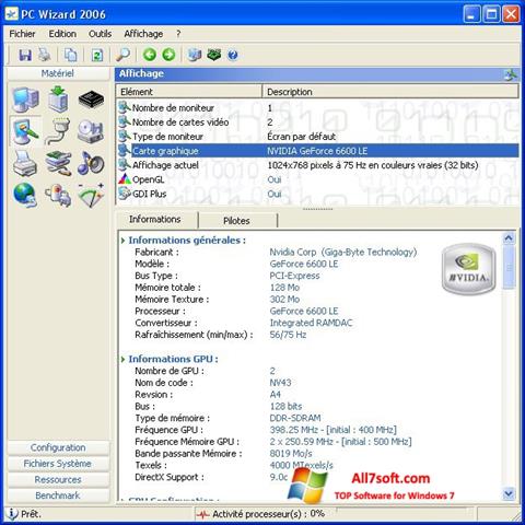 Screenshot PC Wizard for Windows 7