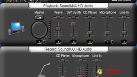 Screenshot SoundMAX for Windows 7