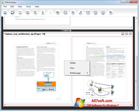 Screenshot PDF24 Creator for Windows 7