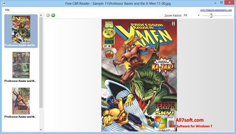 Screenshot CBR Reader for Windows 7