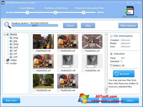 Screenshot CardRecovery for Windows 7