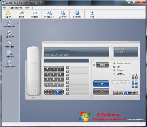 Screenshot VentaFax for Windows 7