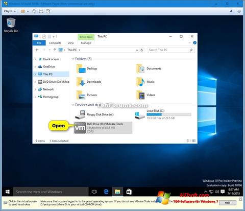 Screenshot Virtual CD for Windows 7