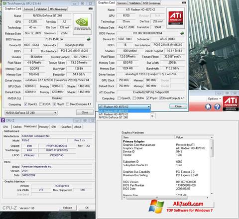 Screenshot GPU-Z for Windows 7