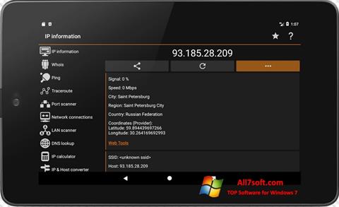 Screenshot IP Tools for Windows 7