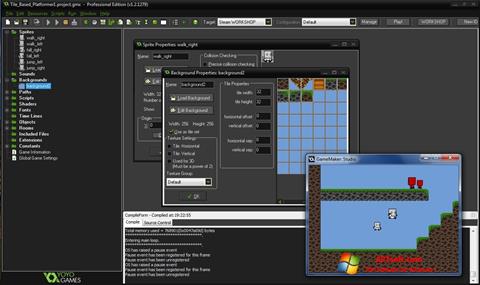 Screenshot GameMaker: Studio for Windows 7