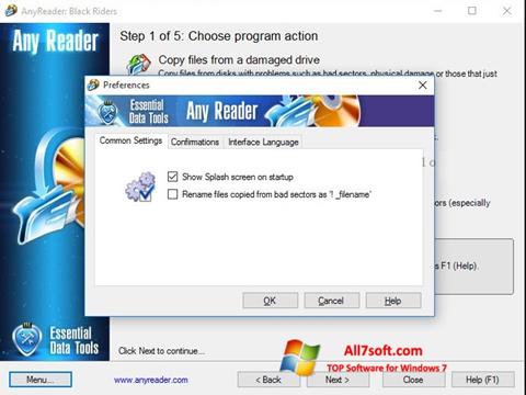 Screenshot AnyReader for Windows 7