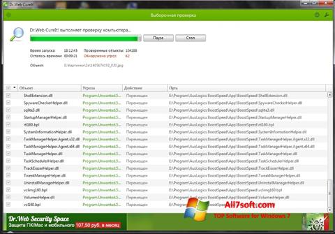Screenshot Dr.Web for Windows 7