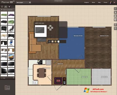 Screenshot Planner 5D for Windows 7