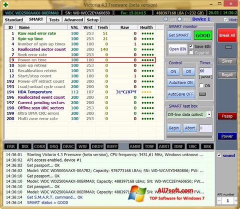 Screenshot Victoria for Windows 7