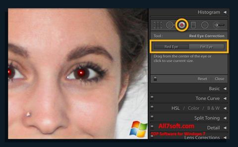 Screenshot Red Eye Remover for Windows 7