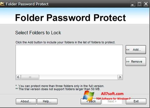 Screenshot Password Protect USB for Windows 7