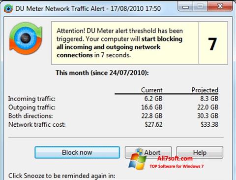 Screenshot DU Meter for Windows 7