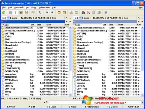 Screenshot Total Commander for Windows 7
