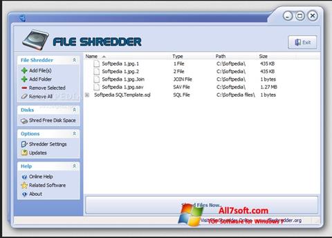 Screenshot File Shredder for Windows 7