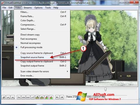 Screenshot VirtualDubMod for Windows 7