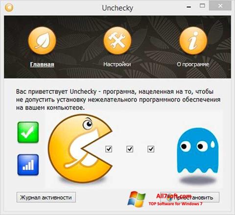 Screenshot Unchecky for Windows 7