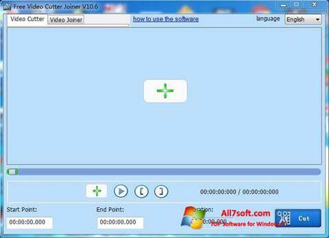 Screenshot Free Video Cutter for Windows 7