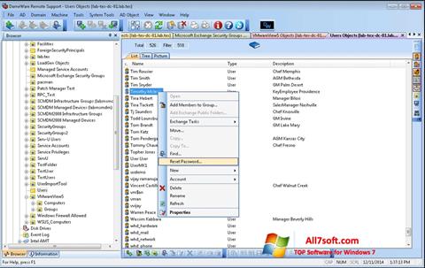 Screenshot Remote Administration Tool for Windows 7