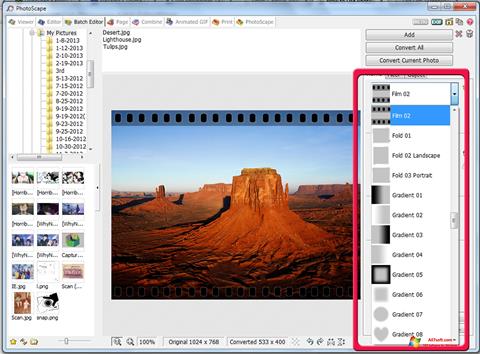 Screenshot PhotoScape for Windows 7