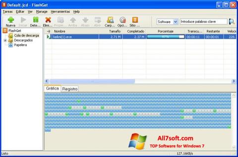 Screenshot FlashGet for Windows 7
