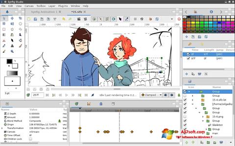Screenshot Synfig Studio for Windows 7
